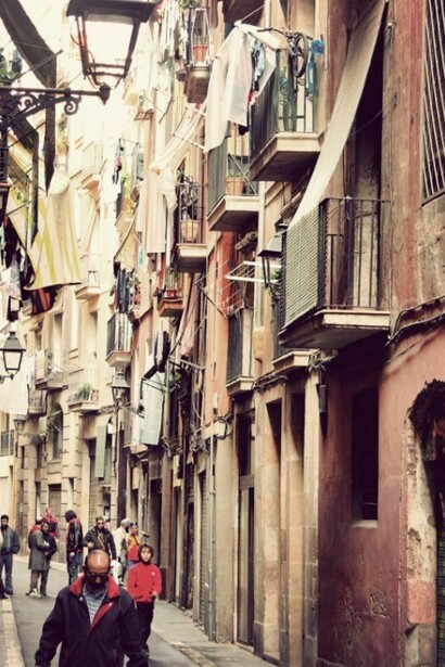Raval´s narrow street
