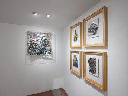 David Daigle, The death of beauty, exhibition view. Courtesy of Track 16 Gallery