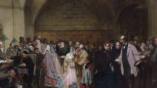 Dividend Day at the Bank of England by George Elgar Hicks. Credit Bank of England