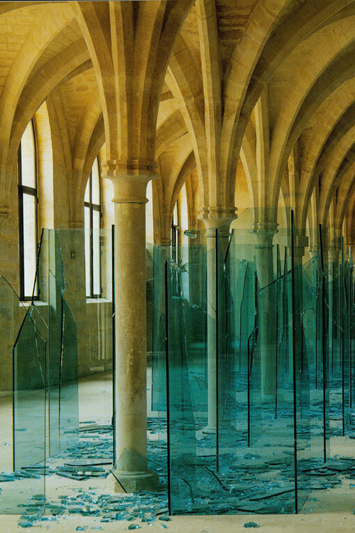 Claudio Parmiggiani, College des Bernardins, Paris. Installation view 