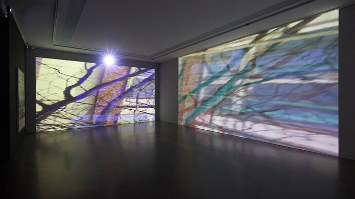 Various artists, Screen time. Leipzig video art since 1990, exhibition view. Courtesy of Museum der bildenden Künste Leipzig