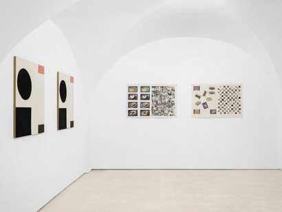 James H.D. Brown, I want to know, exhibition view. Courtesy of Galleria Valentina Bonomo and Galleria Alessandra Bonomo