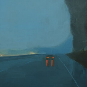 Yanik Wagner, Road in rain, 2022. Courtesy of Frosch&Co