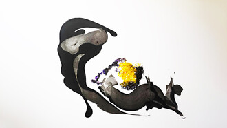 "Voluptas" de Rolando Faba, 2022. Acrílico sobre tela