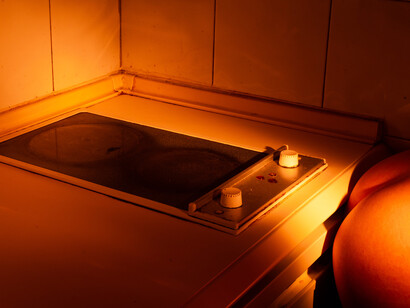 Tania Franco Klein, Stove (self-portrait), 2019. Courtesy of the artist and Rosegallery