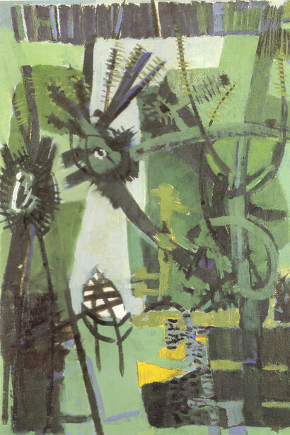 'Zarzas y camino' (1953) de Renato Birolli, Colección privada