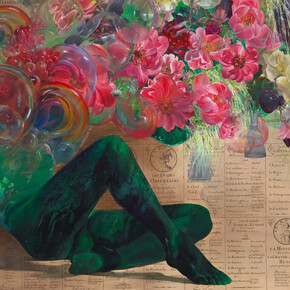 Firelei Báez, Mawu-Lisa (I build my language out of rocks), 2024. Courtesy of Hauser & Wirth