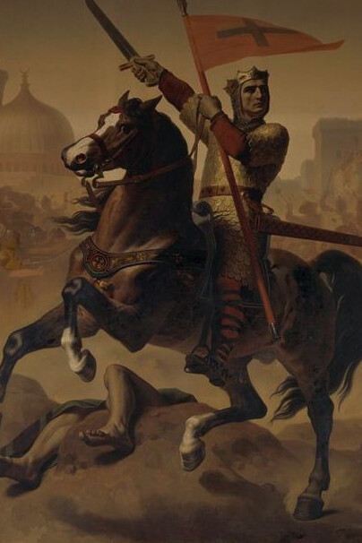 Goffredo di Buglione, dipinto di Emile Signol