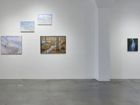 Chester Arnold, A brief summary of my so-called life, exhibition view. Courtesy of Catharine Clark Gallery