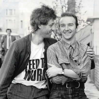 Midge Ure e Bob Geldof