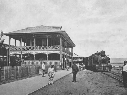 Estación del ferrocarril, Puntarenas. Foto: Manuel Gómez Miralles