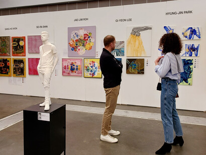 Various artists, Art Vancouver 2024, exhibition view. Courtesy of Art Vancouver