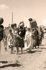 1948 expulsion of the Tantura women and children to Furaydis, Palestine