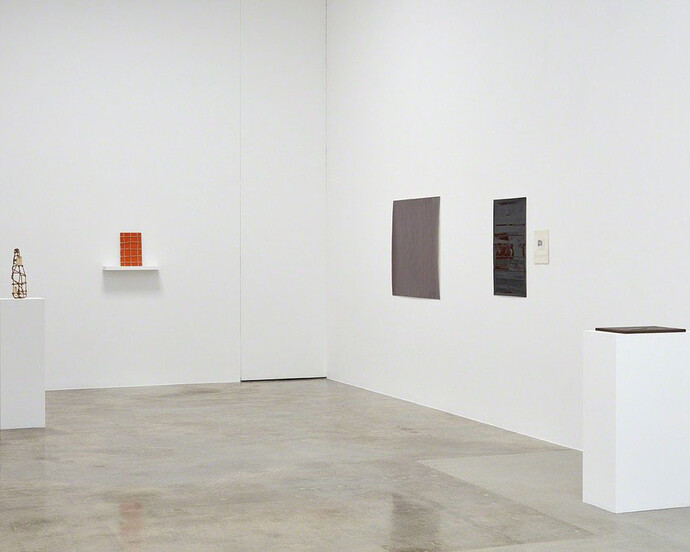 Early Work 1964-1975, Exhibition view. Courtesy of Kayne Griffin Corcoran