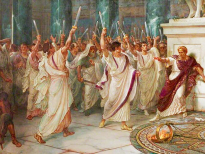 The Assassination of Julius Caesar by William Holmes Sullivan, c. 1888