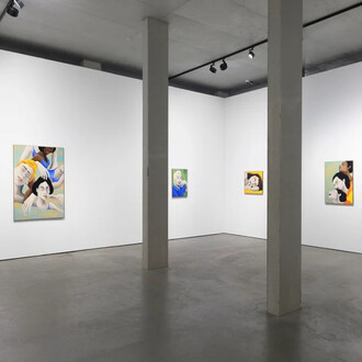 Rebecca Brodskis, The last ones awake, exhibition view. Courtesy of König Galerie