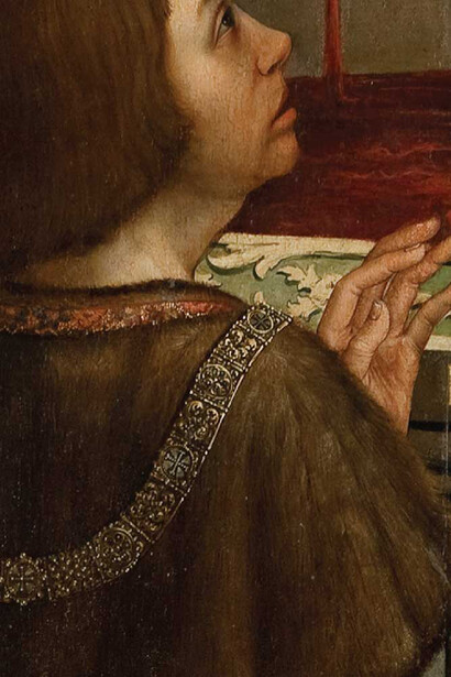 Fragmento da pintura Fons Vitae. 1515-1517