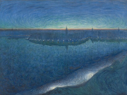 Eugène Jansson, Dawn over Riddarfjärden (détail), 1899. Avec l'aimable autorisation du National Gallery of Canada