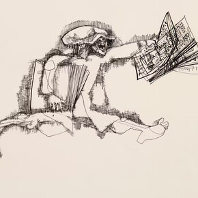 Vías y trazos. Poty 100 años. Cortesía del Museu Oscar Niemeyer
