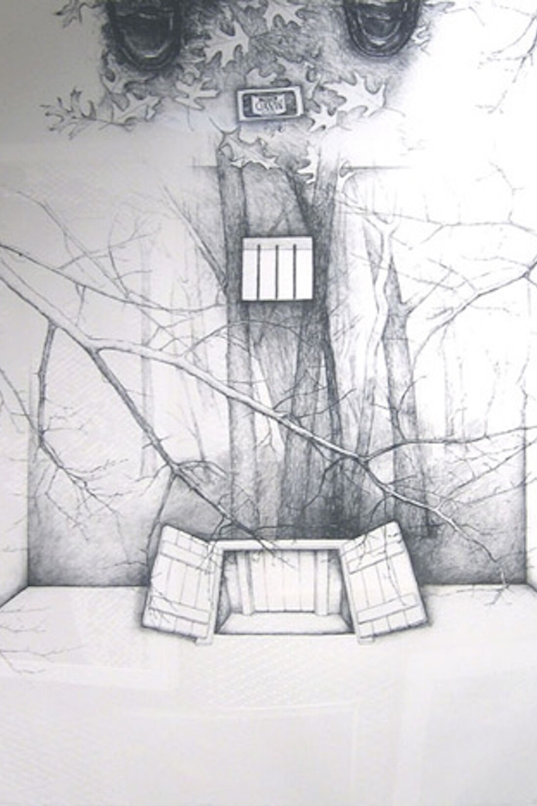 Untitled, Robert Gober, 2002, lithograph on Arches cover paper, 47 x 31 7/8 inches, American, born 1954. Gift of Robert Gober in honor of David Bumbeck.
