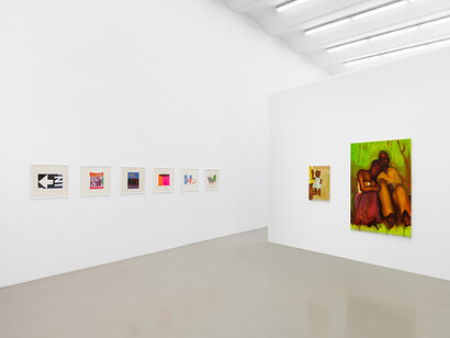 Various artists, Side by side, exhibition view. Courtesy of Galerie Meyer Kainer