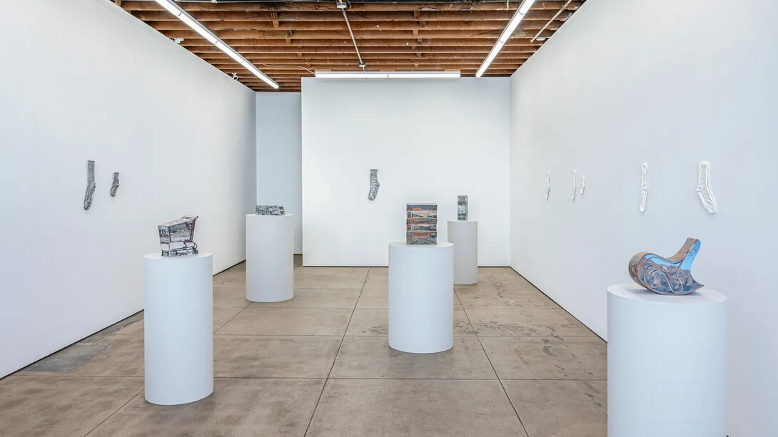 Ry Rocklen, Desert lenses, exhibition view. Courtesy of Wilding Cran Gallery