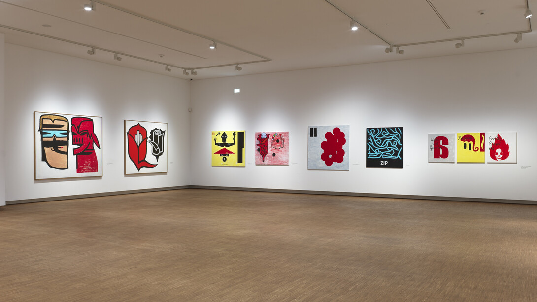 Dietmar Brehm, Point and echo, exhibition view. Courtesy of Schlossmuseum Linz