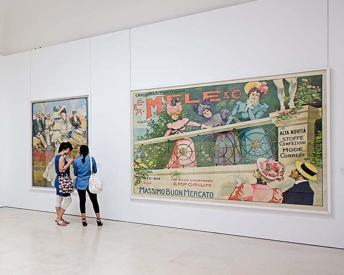 Manifesti Mele, Exhibition view. Courtesy of Museo di Capodimonte