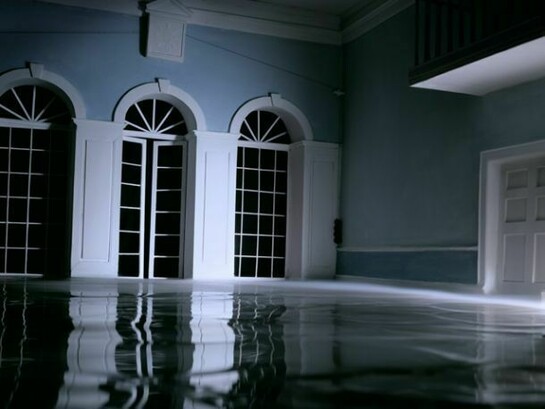 James Casebere, Monticello #3, 2001, framed cibachrome print mounted to Dibond, image: 46 1/2 x 58 inches (118.1 x 147.3 cm),  framed: 49 1/2 x 61 inches (125.7 x 154.9 cm) ©James Casebere, Courtesy Sean Kelly, New York