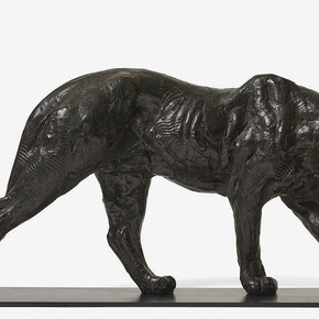 Dylan Lewis, Walking leopard VII maquette. Courtesy of Knysna Fine Art
