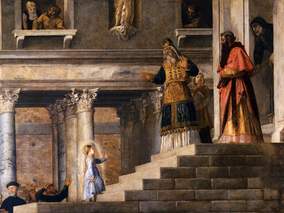 Tiziano. Maria al Tempio, Galleria Accademia