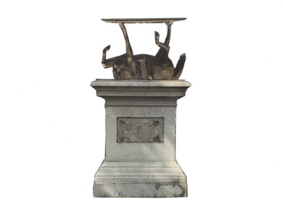 Sean Starowitz, Monument to Fallen Monument, 2019, Archival print.