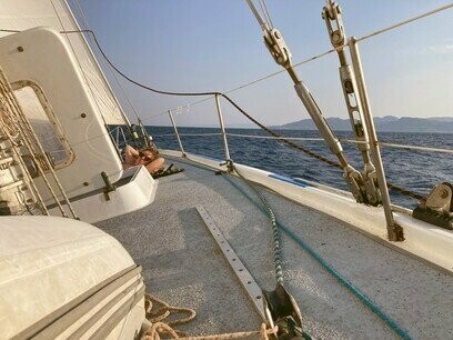 Moana in un giorno di mare increspato