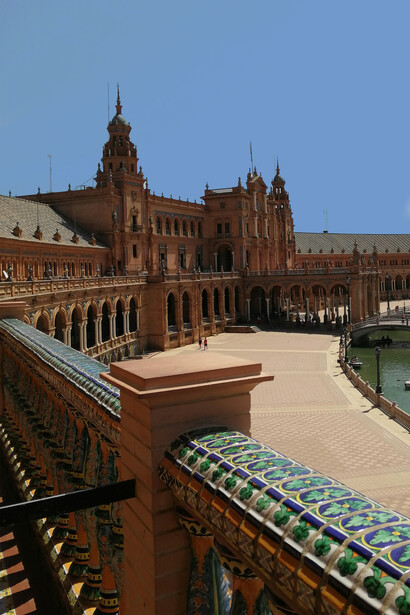 Scorcio su Plaza de España, Siviglia, Spagna