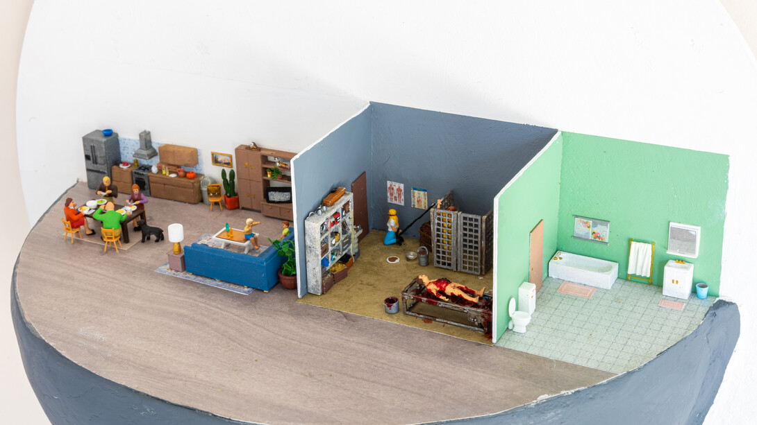 Abigail Goldman, Your neighbor's alternate hires, 2024. Courtesy of Hashimoto Contemporary Gallery