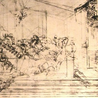 Estudio para la «Adoración de los magos»