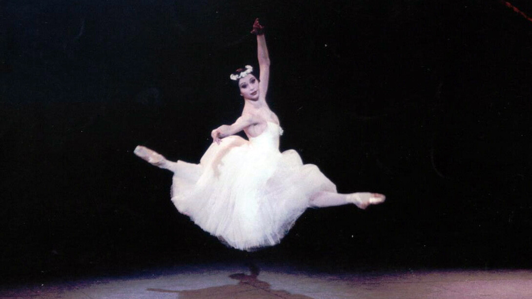 La danzatrice Sabrina Vitangeli in 'Giselle'