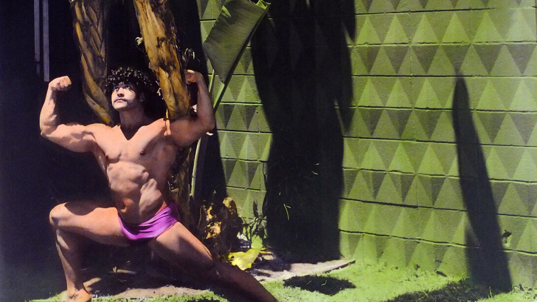 Elaine Stocki, detail of "711" 2014. Hand-tinted silver gelatin print, edition of 5 (+1 AP), 36 x 29 inches. Courtesy the artist and Thomas Erben Gallery, New York.