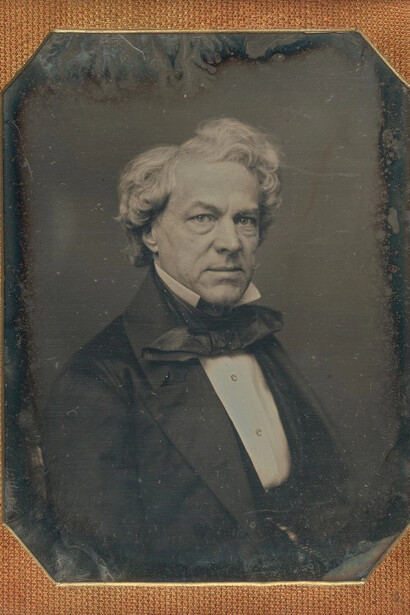 Unidentified daguerreotypist, Half-plate daguerreotype (detail), c. 1851. Courtesy of National Portrait Gallery