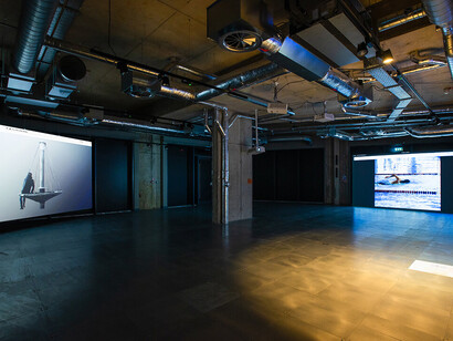 Installation of Best Effort Network by Olia Lialina at arebyte Gallery. Image: Max Colson