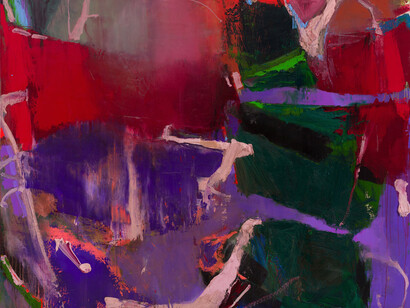 Brian Rutenberg, Uptergrove (detail), 2024. Courtesy of LewAllen Galleries