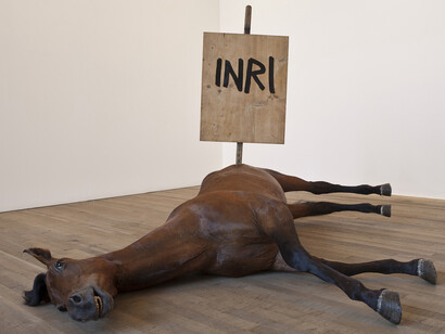 Hamburger Kunsthalle. Cattalan. Espaço dedicado à arte contemporânea