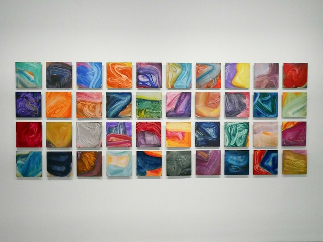 Moving through, exhibition view. Courtesy of Hathaway