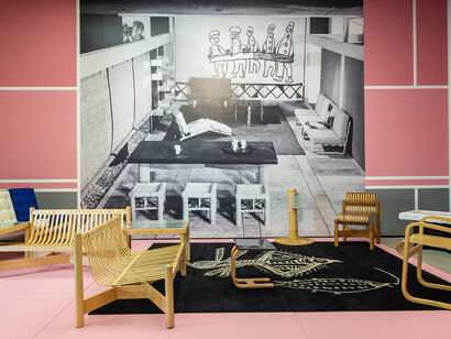 Charlotte Perriand, Moderne leben: design, fotografie, architektur, ausstellungsansicht. Mit freundlicher genehmigung des Museum der Moderne