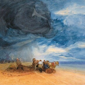 John Sell Cotman (1782-1842), Storm on Yarmouth Beach, 1831, Watercolour on paper; 37 x 53.5 cm, Norfolk Museums and Archaeology Service, Norwich Castle Museum & Art Gallery