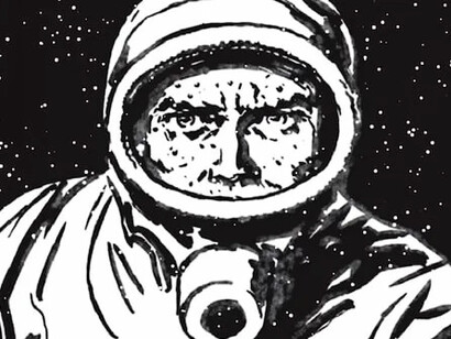 Cuadro de El Eternauta. Los personajes de Wood, como Nippur o Gilgamesh, encarnan una ética del errar y del sobrevivir que acompaña al lector más allá de la viñeta, como si fueran maestros silenciosos