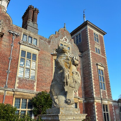 Il Palazzo di Blickling Hall, Norfolk, Inghilterra, UK. Foto di Flavius Roversi