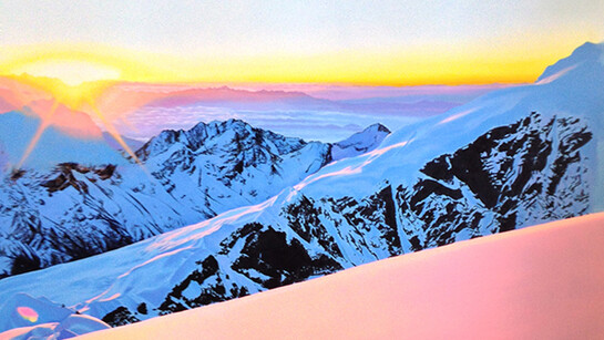 All images: details from "Dawn in the Himalayas" by Alexander Heaton 