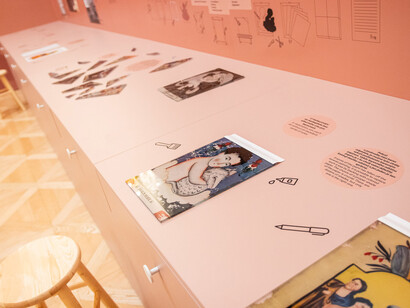 Stories behind the glass, exhibition view. Courtesy of Ethnographic Museum of the National Museum
