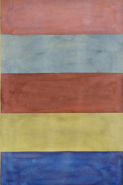  Sol LeWitt, Senza Titolo 1988 gouache su carta 53x38 cm. Courtesy of Studio Gianleazzo Visconti